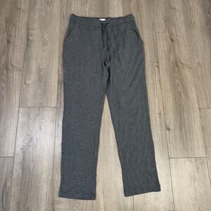 J.Crew Cotton Jersey Blend Pajama Pants Men M Heather Gray Elastic Waist Stretch
